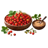 Erdbeeren Waldbeeren