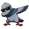 Pigeon à tamponnage
