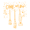 Luminous Witch Lanterns at Night