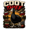 Coot Thief Carp Fishing Funny Design
