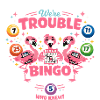 Bingo Flamingos Funny Saying Ladies Design