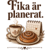 Fika Planifiée Humour Café Suédois