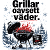 Barbecue Hiver Humour Suédois Grill