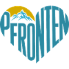 Pfronten Bergsilhouette Herz-Typografie