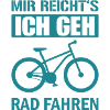 Mir reicht's: Ich geh Radfahren