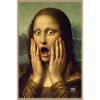 Choquée, surprise Mona Lisa