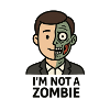Half Human Half Zombie