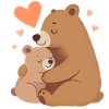 Maman Ours et Bébé Ours