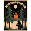 Bear bag before sleeping | Camping