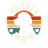 Doodle Mom Retro Dog Badge
