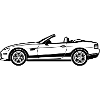Voiture décapotable