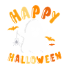 Happy Halloween Ghost Graphic