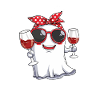 Wine Ghost Boo Party