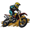 moto de motocross