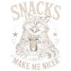 Waschbär, Snacks Make Me Nicer
