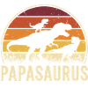 Papasaurus Papa Dinosaure Père Papa
