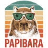 Papibara Capybara Animal Lover Wildlife
