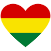 Cœur du drapeau bolivien
