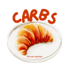 Carbs Croissant Snack 