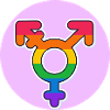 Transgender Pride Rainbow Symbol