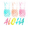 Hawaii Vacation Aloha Pineapple Trio