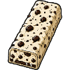 Chocolate Bar with Chocolate Chip Pattern