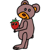 L’Ours Enfant Fraise de Teddy