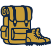 Backpack Hiking Shoes Gear