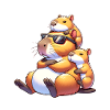 Capybara papa