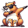 Capybara papa