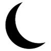 Crescent moon
