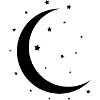 Crescent Moon and Stars