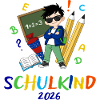 Schulkind 2026 bunt