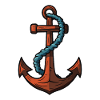 Symbole d’ancre Port