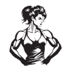 Fitness Woman Muscles
