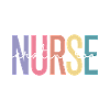 Nurse OR Gradient Letter Design