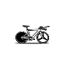 Minimalistisches Fahrrad – Triathlon-Zeitfahrrad