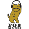Cat DJ with headphones