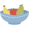 Fruit Bowl Still Life Illustration