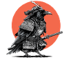Samurai Crow in Armour