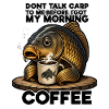 Morgenkaffee, Karpfenangeln, Humor