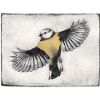 Bird in Flight - Hand Carved Printable