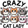 Crazy Cat Lady Katzenbande