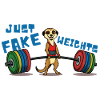 Meerkat Weightlifting Fun - Just Fake Weights