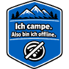 Camping - ich bin offline