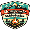 Camping-car, van, camping-car, lune