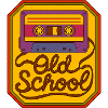 Old School Cassette Retro Patch