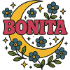 Bonita Moon Floral Retro Tee