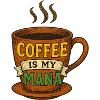 Coffee Mana Mug Illustration