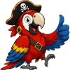 Pirate Parrot Thumbs Up